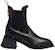 (W) Moncler Chelsea Boot 'Kulit Fesyen Keselesaan Hitam' J109B4F00030M3777999