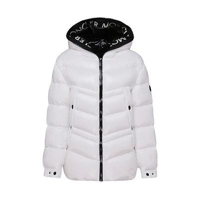 (Women) Moncler Clai FW22 Mid-Length Down Jacket White H20931A0002268950032