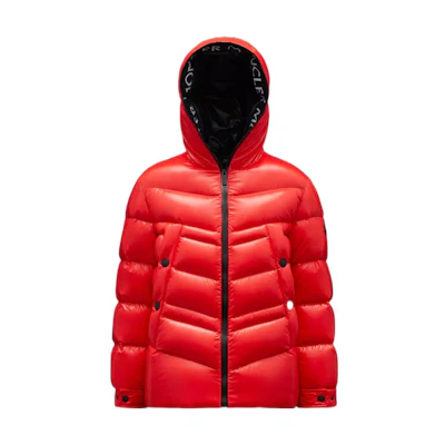 (Women) Moncler Clai Series FW22 Mid-Length Red Down Jacket H20931A0002268950422