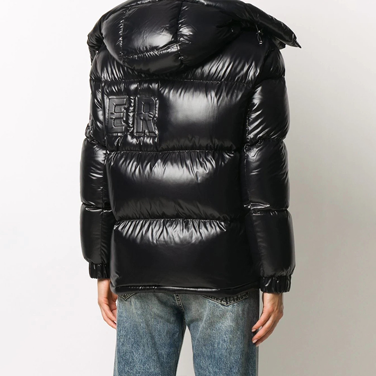 (Women) Moncler Classic Glossy Nylon Down Jacket Black 0931A52E4068991999 圖 6
