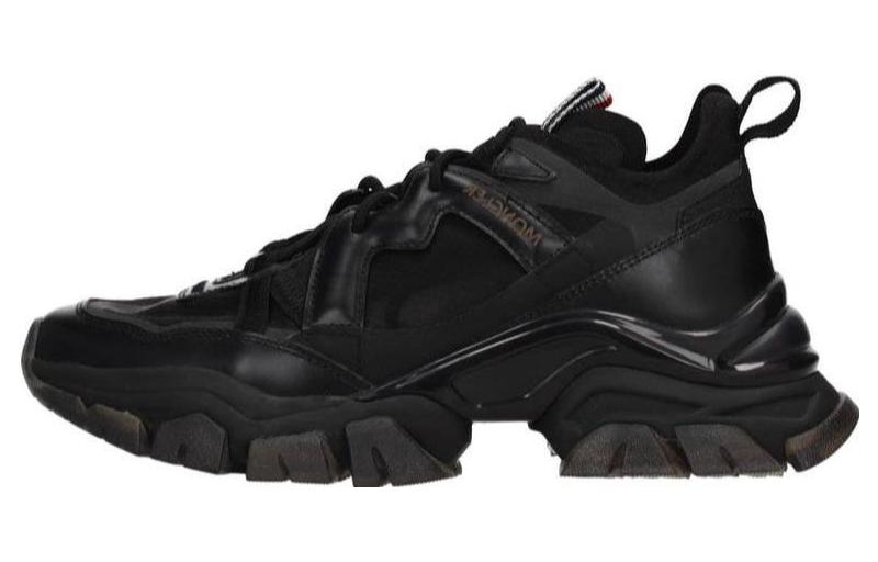 (W) Moncler Classic Low Top 'Black Leather'