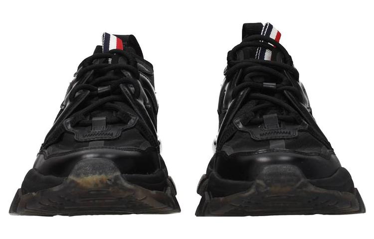 (W) Moncler Classic Low Top 'Black Leather' 圖 2