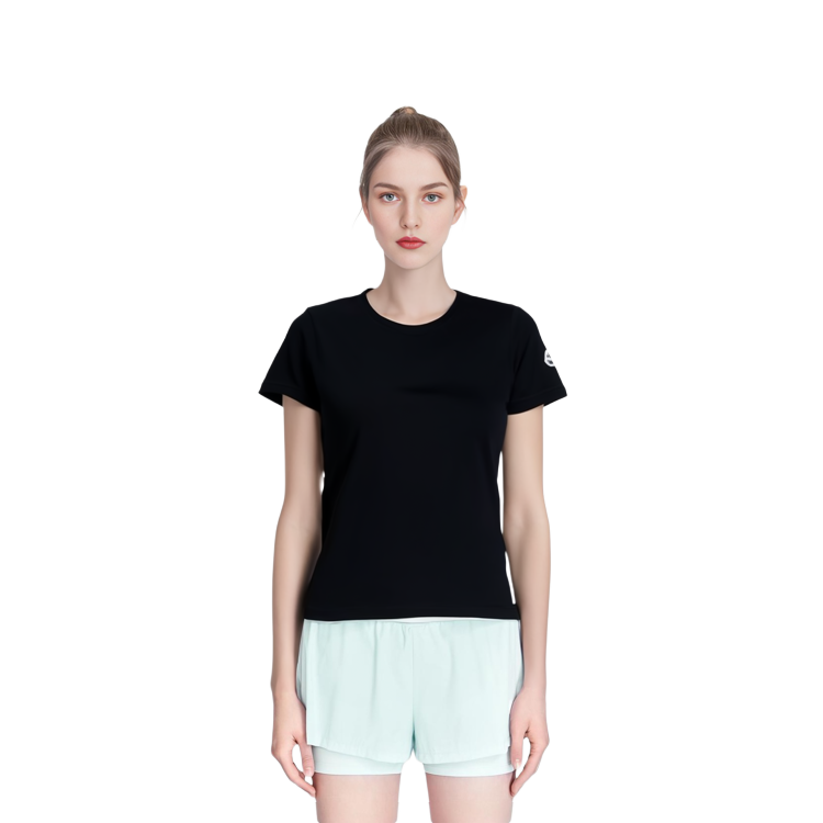 Lookbook (W) Moncler 圓領短袖T恤 女款 黑色 SS21. 8C73200V8058999