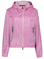 (Women) Moncler Crozat Pink Zip-Up Long Sleeve Hoodie Jacket I10981A000035955N52D (Women) Moncler Crozat Pink Zip-Up Long Sleeve Hoodie Jacket I10981A000035955N52D