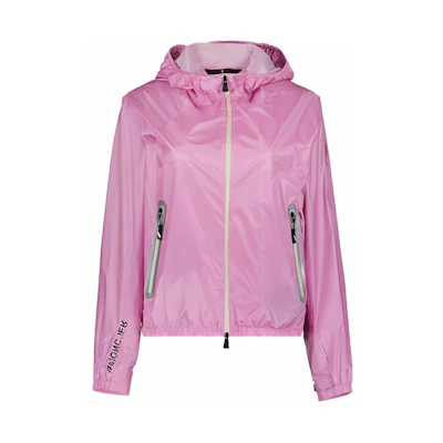 (Women) Moncler Crozat Pink Zip-Up Long Sleeve Hoodie Jacket I10981A000035955N52D