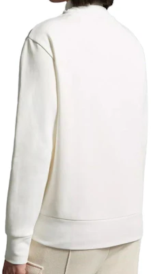 (W) Moncler Crystal Rhinestone Crewneck Sweatshirt Wanita - Putih I20938G00053899TR033 Sizing (W) Moncler Crystal Rhinestone Crewneck Sweatshirt Wanita - Putih I20938G00053899TR033