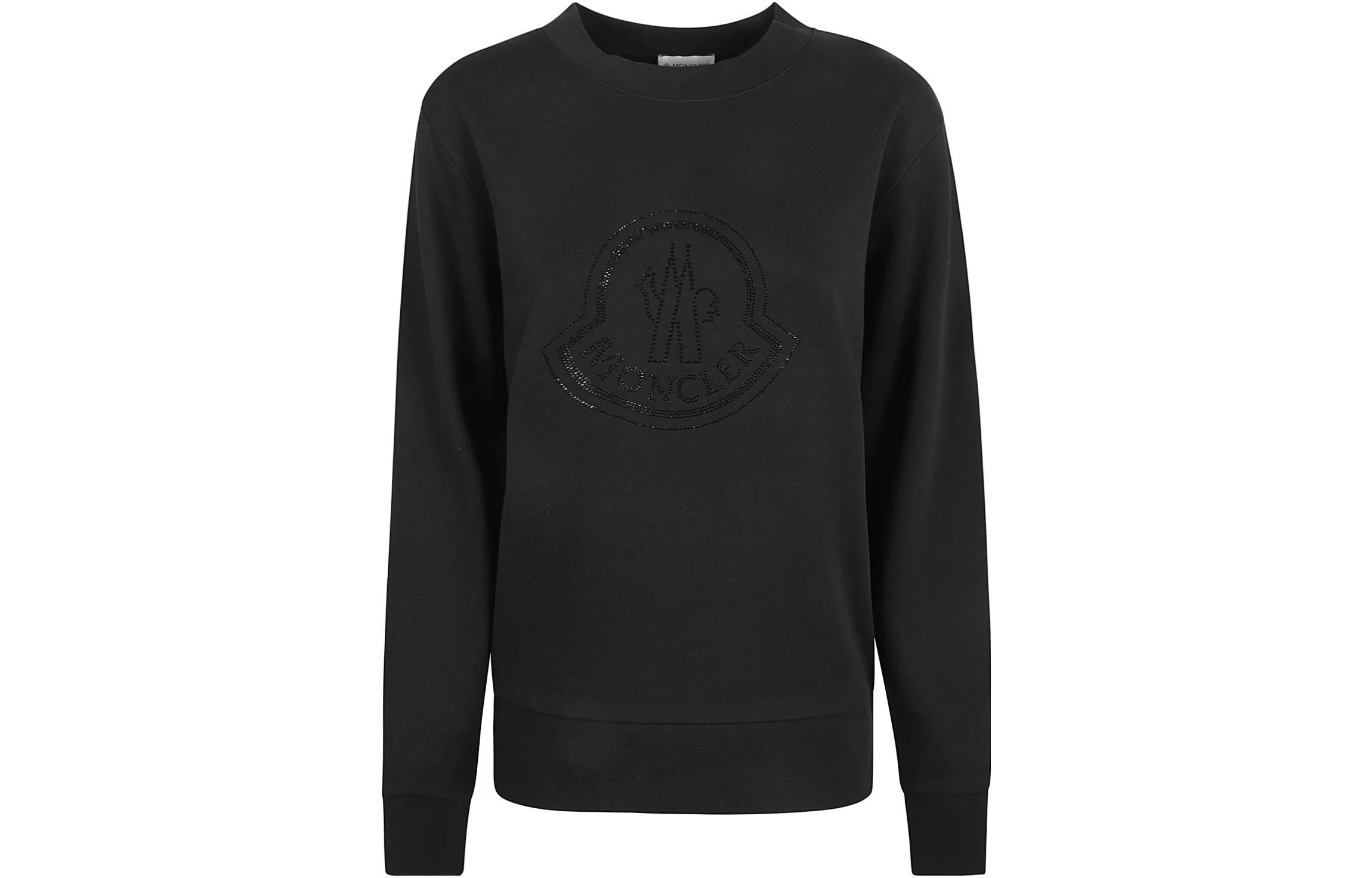 Order (W) Moncler Crystal Rhinestone Baju Sejuk Longgar Hitam. I20938G00053899TR999