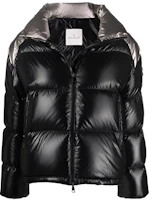 (Women) Moncler Cuscute FW21 Black Puffer Jacket - Ski Season Collarless Design G20931A0010968950999 (Women) Moncler Cuscute FW21 Black Puffer Jacket - Ski Season Collarless Design G20931A0010968950999