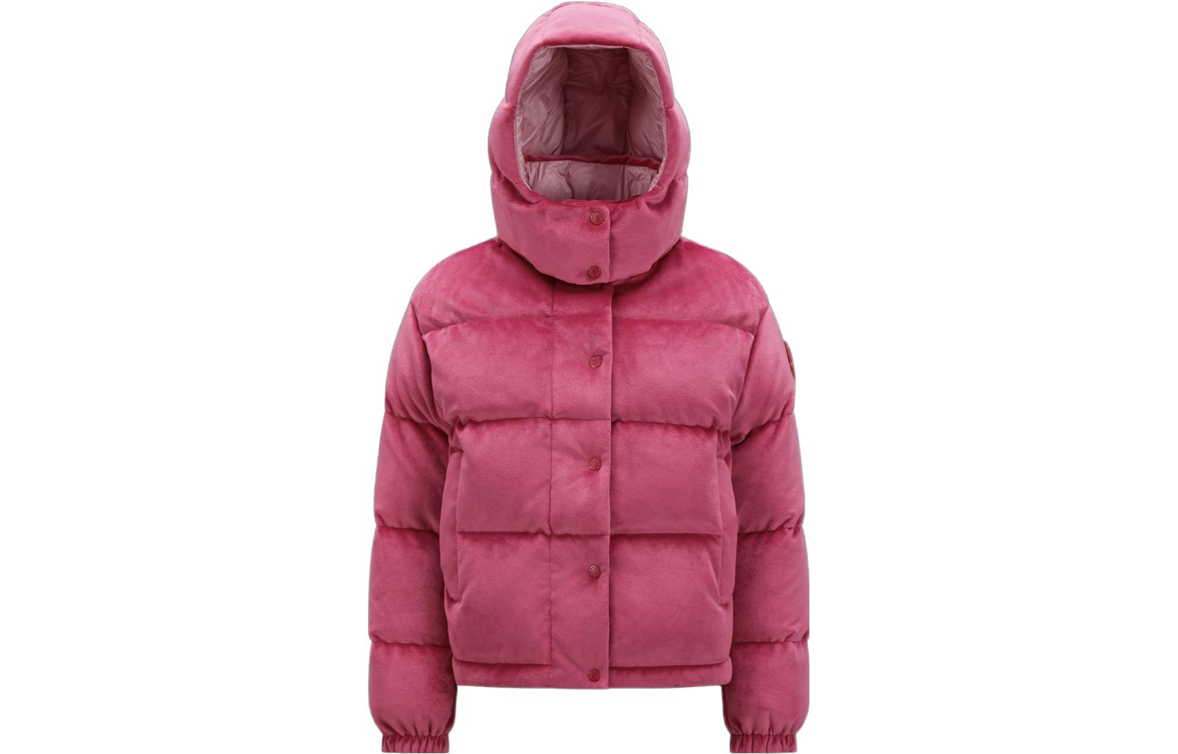 (Women) Moncler Daos  Pink Long Sleeve Hooded Down Jacket. I20931A00064596WP543