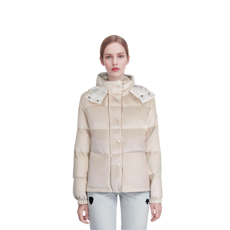 (Women) Moncler Daos  White Puffer Jacket with Stand Collar and Long Sleeves. I20931A00064596WP21I 圖 3