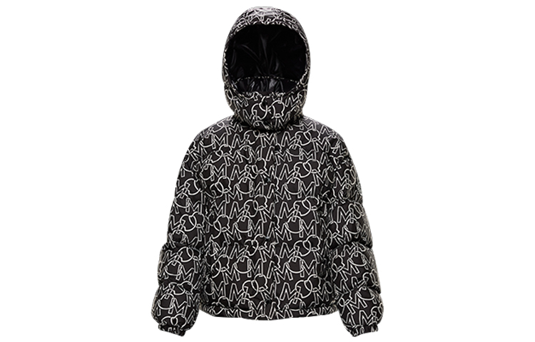 (Women) Moncler DAOS Black Nylon Logo Down Jacket 0931A5710054AQP990