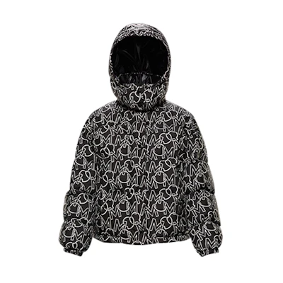 (Women) Moncler DAOS Black Nylon Logo Down Jacket 0931A5710054AQP990