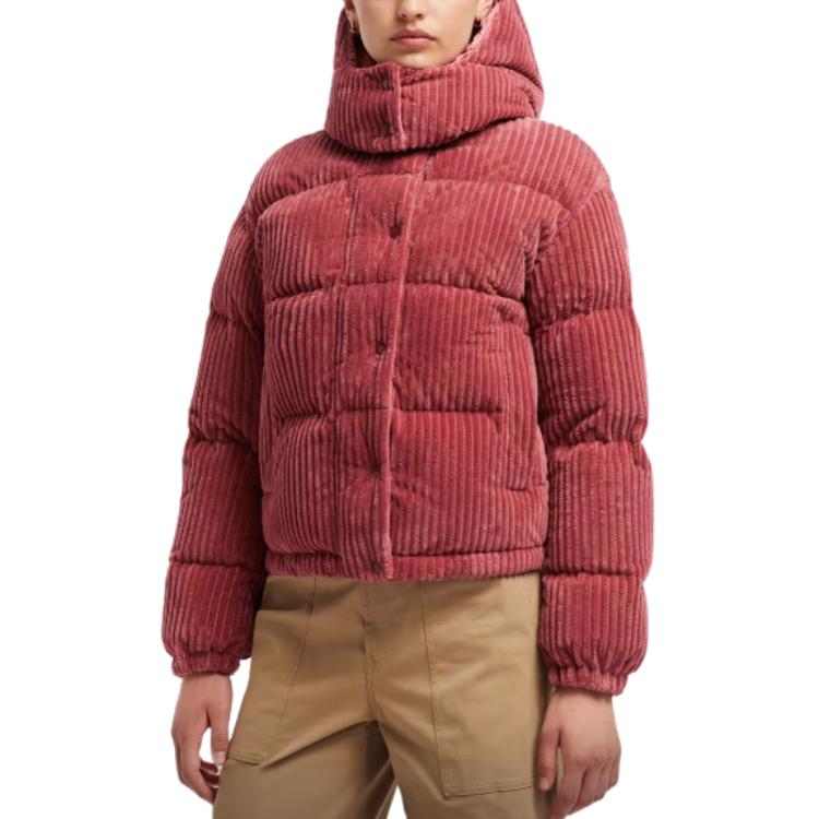 Lookbook (W) Moncler Daos FW24 短版寬鬆羽絨外套可拆帽 - 深粉紅 J20931A0014089AOK56G
