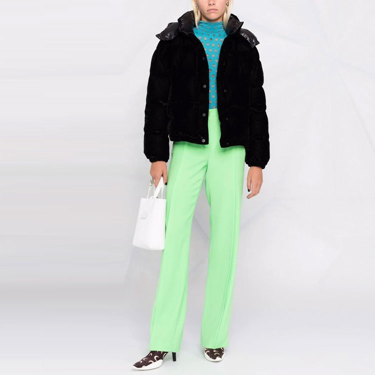 Lookbook (W) Moncler Daos Puffer Jacket Hitam Kot Musim Sejuk Down G20931A0010454ANY999