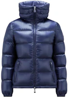 (Women) Moncler Douro Solid High-Neck Zipper Jacket Blue. I20931A00043595ZZ754 (Women) Moncler Douro Solid High-Neck Zipper Jacket Blue. I20931A00043595ZZ754