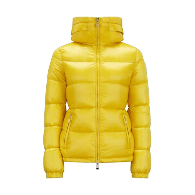 (Women) Moncler Douro Yellow Fitted High-Neck Long-Sleeve Puffer Jacket I20931A00043595ZZ105