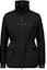 Buy (Women) Moncler Enet SS22 Black Hooded Zip-Up Waistcoat Jacket. H10931A0008254543999