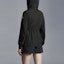 Purchase (Women) Moncler Enet SS22 Black Hooded Zip-Up Waistcoat Jacket. H10931A0008254543999