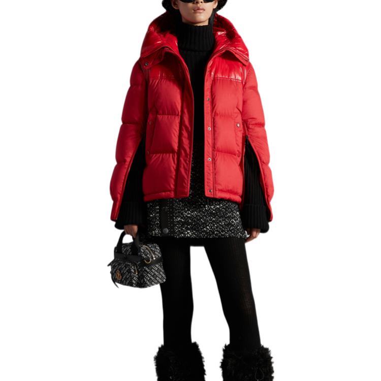 (Women) Moncler Etiva FW22  Red Zip-Up Long Sleeve Down Jacket. H20931A00081595A2455 圖 3