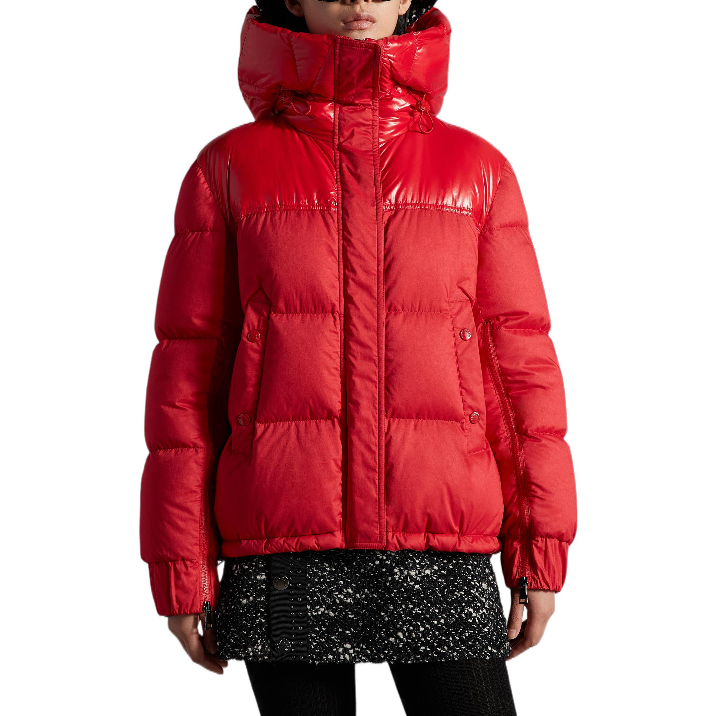 (Women) Moncler Etiva FW22  Red Zip-Up Long Sleeve Down Jacket. H20931A00081595A2455 圖 4