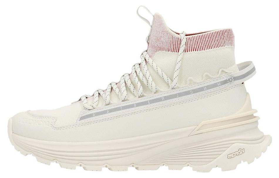 (W) Moncler Fabric Lace-Up Sneaker 'White'