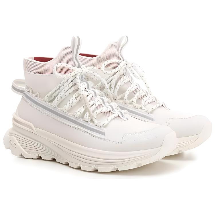 (W) Moncler Fabric Lace-Up Sneaker 'White' 圖 2