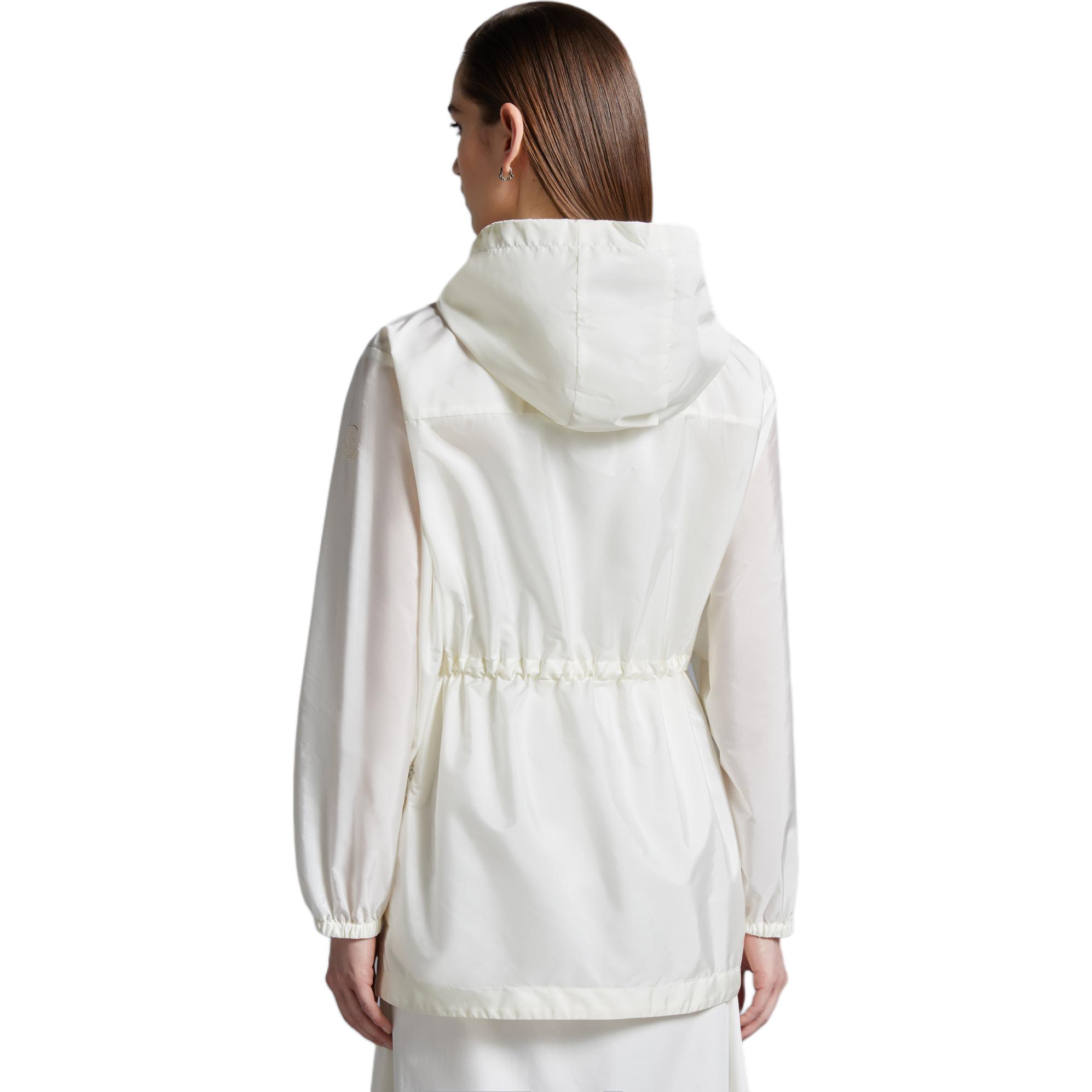 (Women) Moncler Filira White Drawstring Hooded Zip Long Sleeve Jacket J10931A00125539ZD041 圖 4