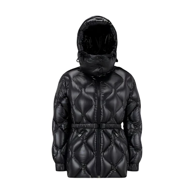 (Women) Moncler Fioget Black Loose Fit Hooded Down Jacket H20931A0010968950999