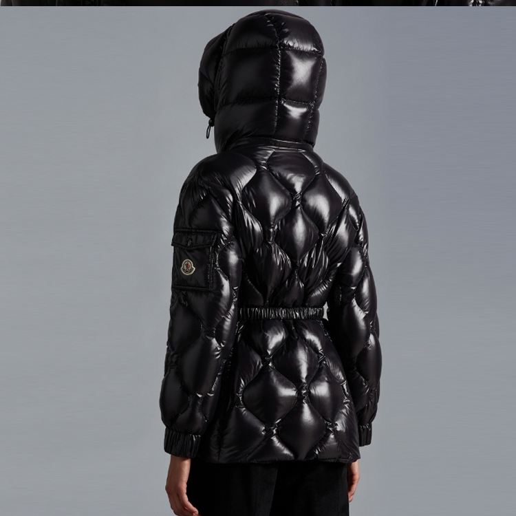 (Women) Moncler Fioget  Black Loose Fit Hooded Down Jacket H20931A0010968950999 圖 5