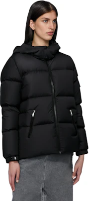 (Women) Moncler Fourmines Black Puffer Jacket with Hoodie and Zipper. J20931A0016054A81999 Shop (Women) Moncler Fourmines Black Puffer Jacket with Hoodie and Zipper. J20931A0016054A81999