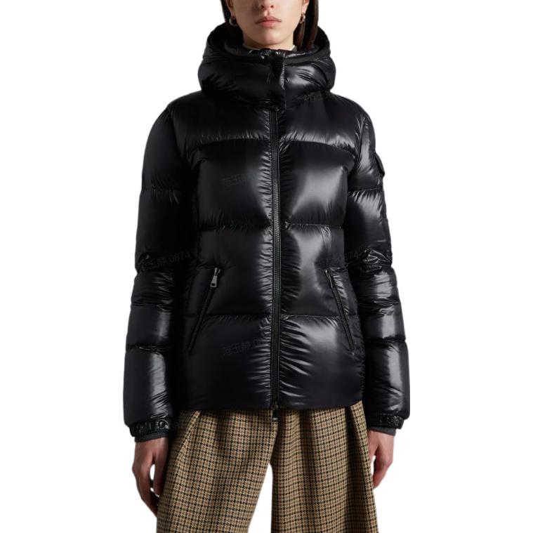 (Women) Moncler Fourmines FW22  Black Quilted Short Down Jacket with Hood. H20931A00049539AQ999 圖 4