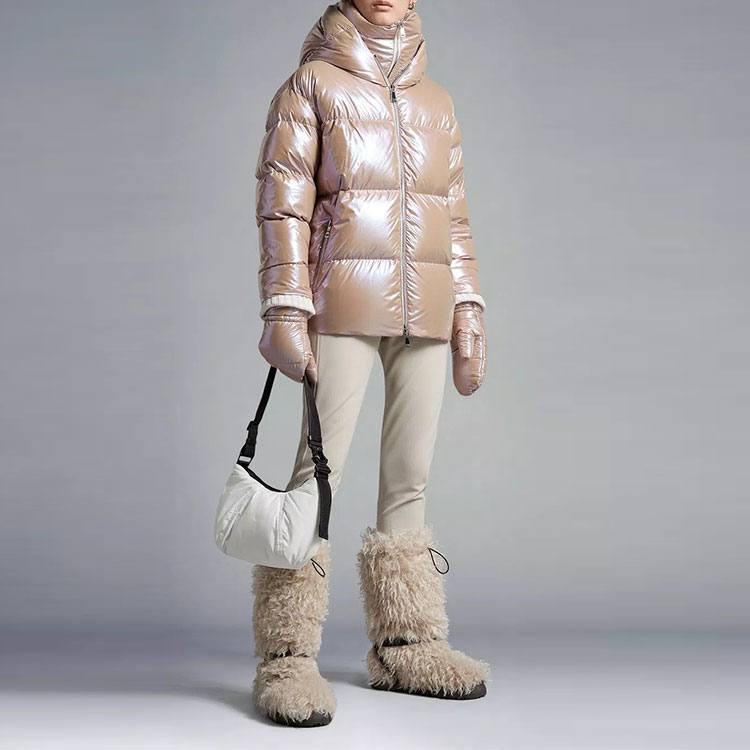 (Women) Moncler Frasne FW22 Quilted Zip-Up Hooded Down Jacket Pink Women’s. H20931A00120596D2224 圖 3
