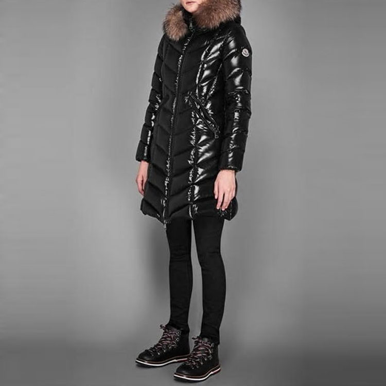 Details for (Women) Moncler Fulmarus Long Down Ski Jacket Black Winter Edition 0931C56502C0065999