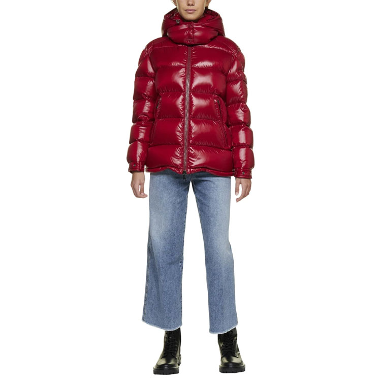 (Women) Moncler Fustet Red Detachable Hooded Down Jacket for Women Winter Edition. 1A0008468950438 圖 4