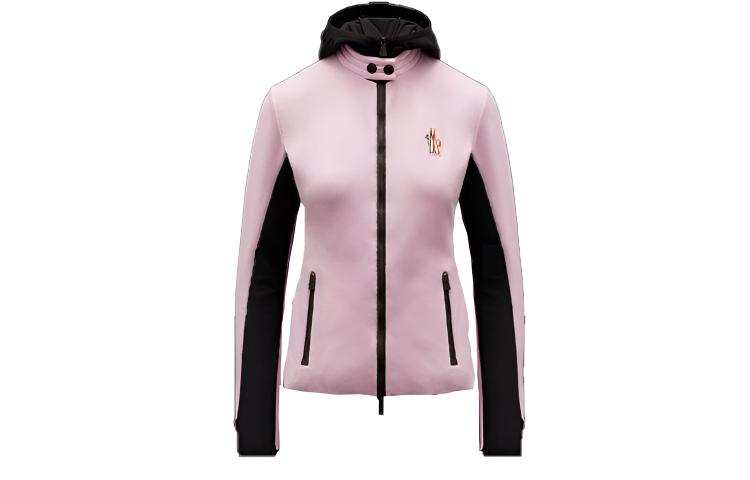 (Women) Moncler FW21 Contrast Hooded Jacket Rose Pink G20988G0001880093521