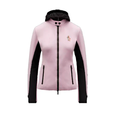 (Women) Moncler FW21 Contrast Hooded Jacket Rose Pink G20988G0001880093521