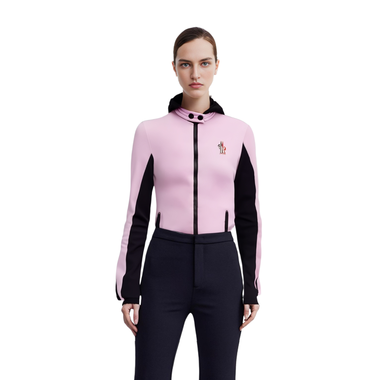 Lookbook (Women) Moncler FW21 Contrast Hooded Jacket Rose Pink G20988G0001880093521