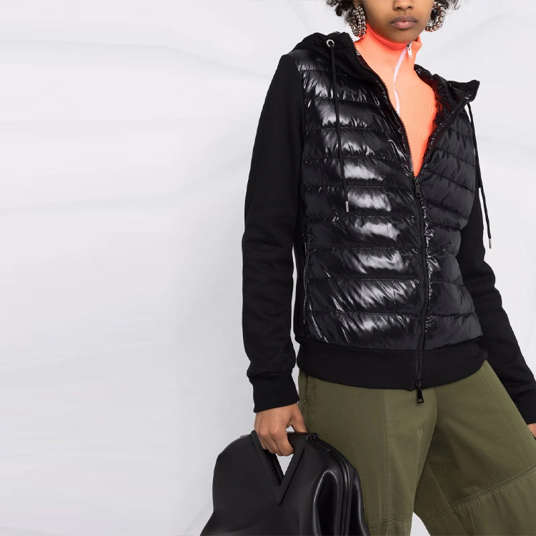 (Women) Moncler FW21 Contrast Patchwork Puffer Jacket Black. G20938G00028809DH999 圖 6