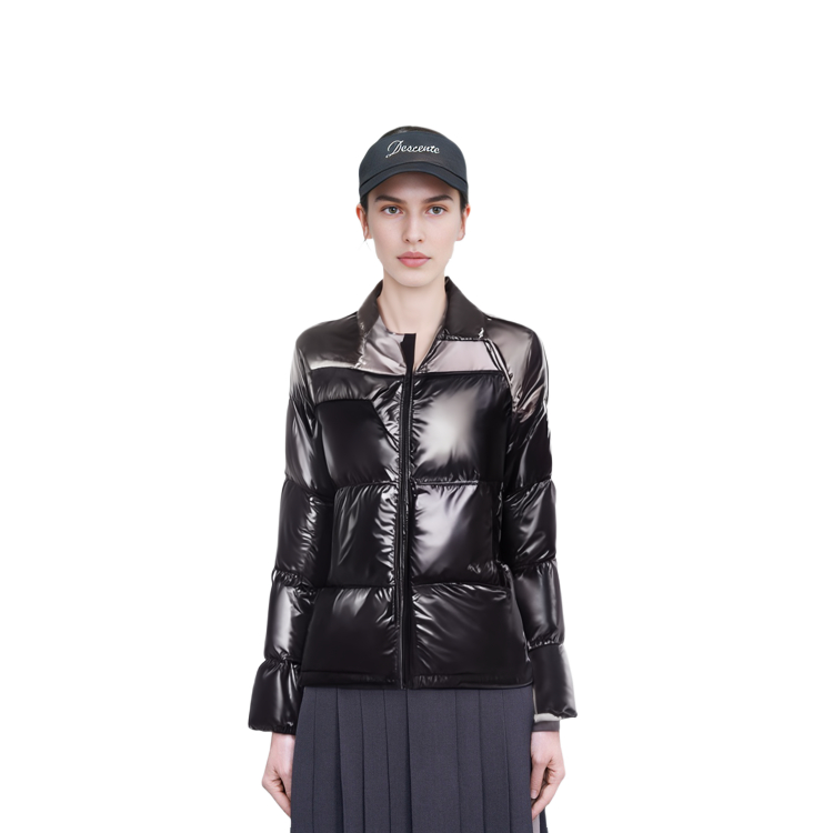 (Women) Moncler FW21 Cuscute Black High-Neck Letter Print Down Jacket Winter. 1A0010968950999 圖 3