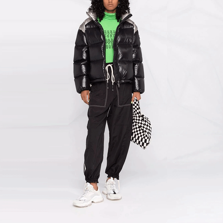 (Women) Moncler FW21 Cuscute Black High-Neck Letter Print Down Jacket Winter. 1A0010968950999 圖 4