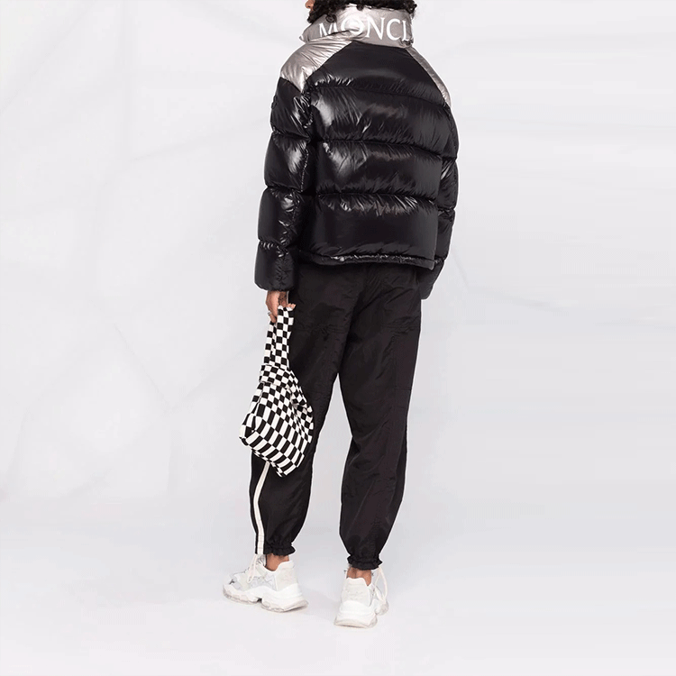 (Women) Moncler FW21 Cuscute Black High-Neck Letter Print Down Jacket Winter. 1A0010968950999 圖 5