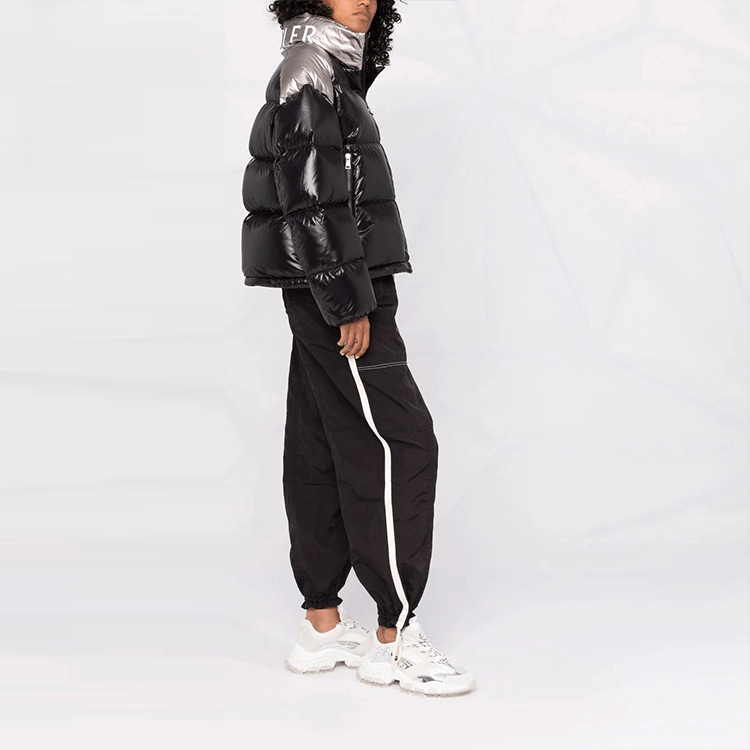 (Women) Moncler FW21 Cuscute Black High-Neck Letter Print Down Jacket Winter. 1A0010968950999 圖 6