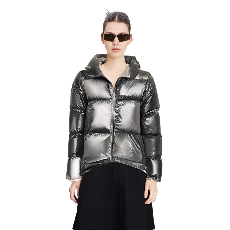 (Women) Moncler FW21 Cuscute Black High-Neck Letter Print Down Jacket Winter. 1A0010968950999 圖 8