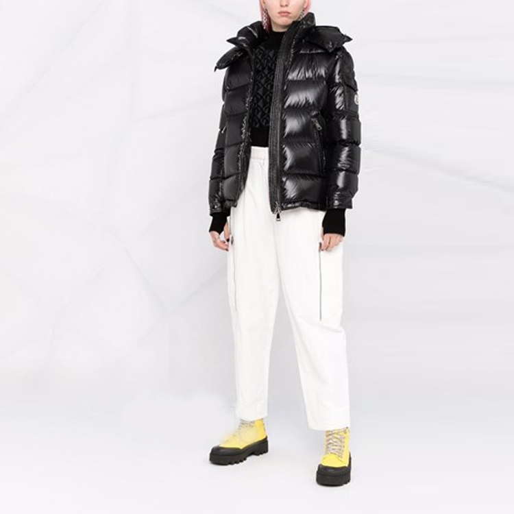 (Women) Moncler FW21 Fustet Ski Season Quilted Hooded Down Jacket Black Winter. 1A0008468950999 圖 5