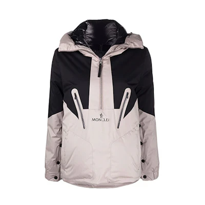 (Women) Moncler FW21 Grey Hooded Zip-Up Puffer Jacket. G20931A00041539HW575