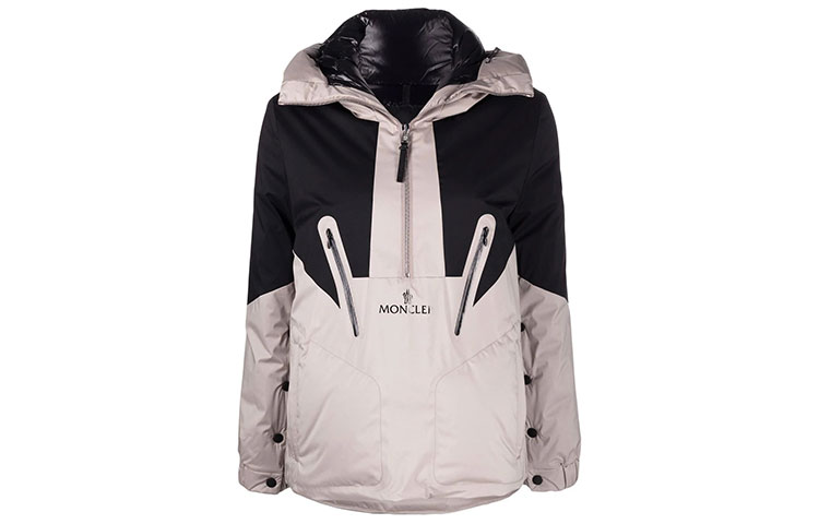 Order (W) Moncler FW21 Jaket Puffer Berzip Tudung Kelabu. G20931A00041539HW575