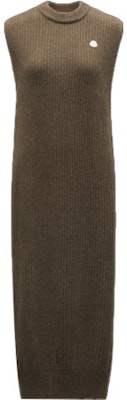 (Women) Moncler FW21 Hyke Sleeveless Knit Maxi Dress Mud Brown. G209K9L00001M1213261 Order (Women) Moncler FW21 Hyke Sleeveless Knit Maxi Dress Mud Brown. G209K9L00001M1213261