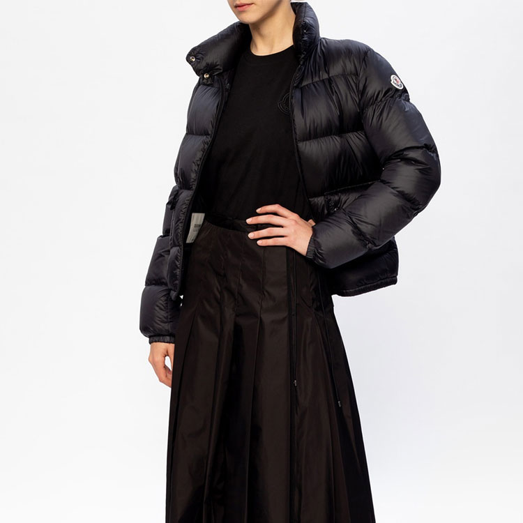 (Women) Moncler FW21 Lannic Glossy Logo Down Puffer Jacket Black. 1A20200C0229999 圖 3