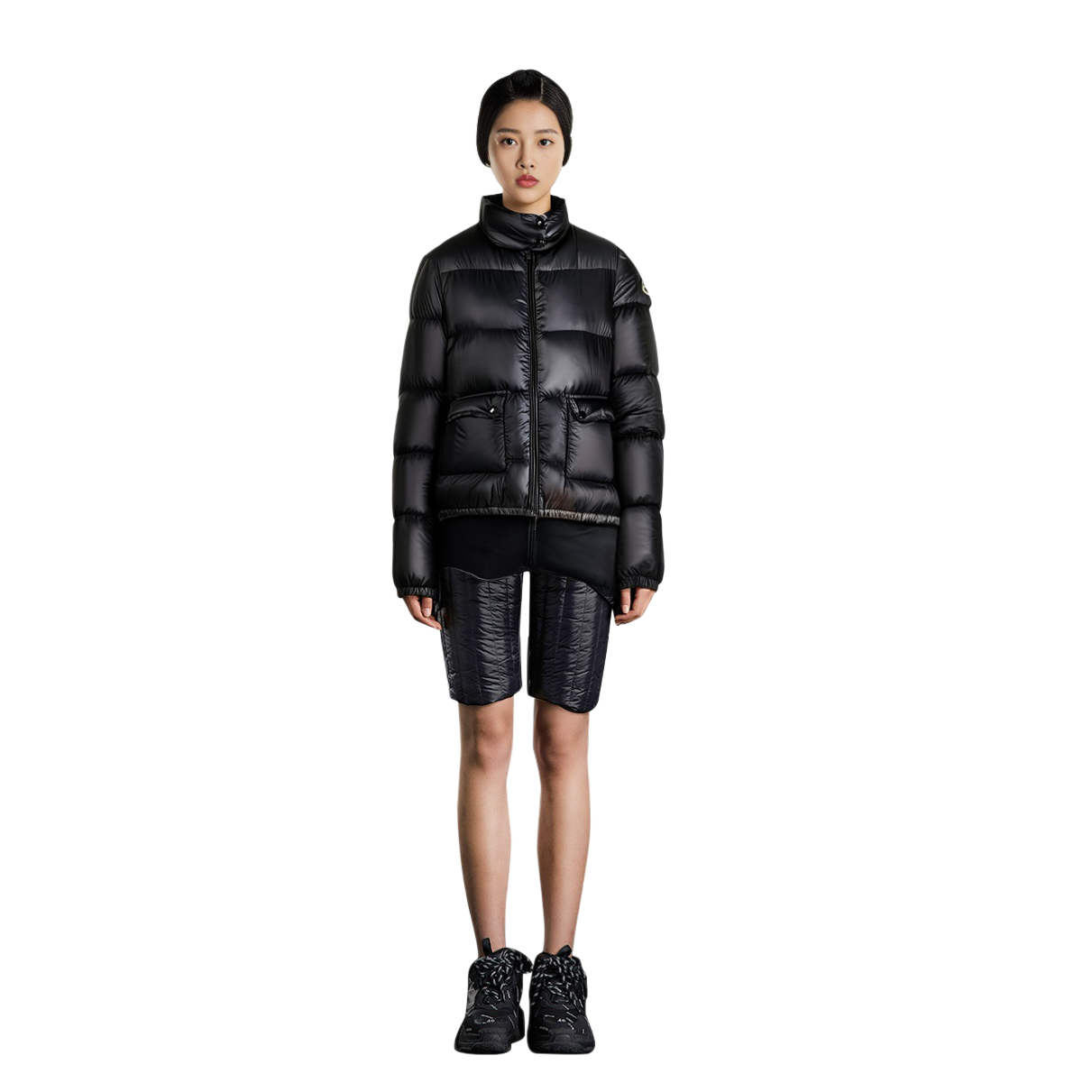 (Women) Moncler FW21 Lannic Glossy Logo Down Puffer Jacket Black. 1A20200C0229999 圖 6