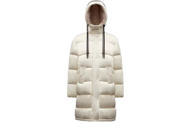 (Women) Moncler FW21 Logo Hooded Down Jacket Cream White. G20931C00035595JG035 圖 2